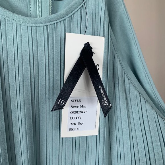 Sage Bridesmaid Dress - Picture 3 of 5